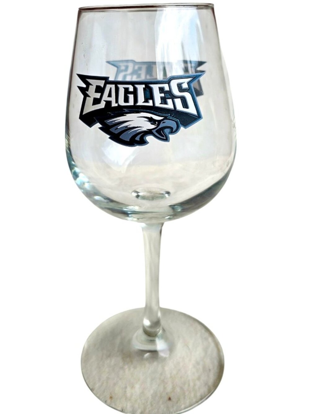 Philadelphia Eagles Wine Glass with Tema Logo 12oz NFL New